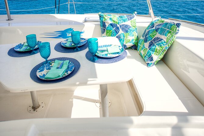 2.5hr Private Catamaran Cruise with Snorkeling, Bar, Food - Rum Punch, Beer, and Light Jamaican Bites