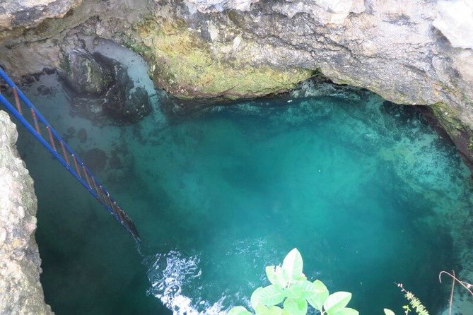 4. Negril Full-Day Guided / Sunset Tours 7miles Beach Blue Hole & Ricks Café - Blue Hole Mineral Spring, 24 feet below ground