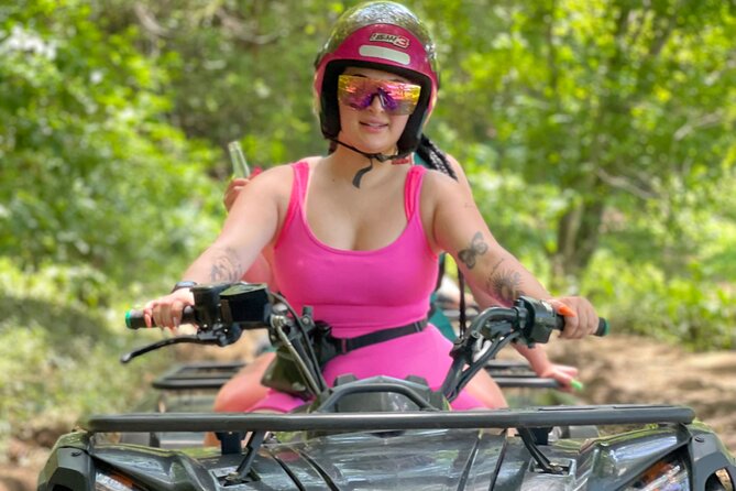 ATV and Bamboo Rafting With limestone foot massage and transport - The limestone foot massage is a useful finishing touch