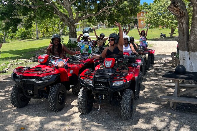 ATV , Bamboo Rafting & Horseback Ride Tour From Montego Bay - Scotchies Drax Hall and a taste of jerk cooking