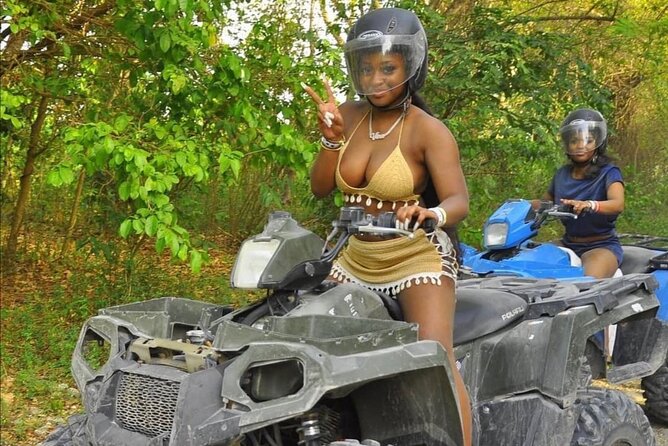 ATV Guided Tour including Transportation from Montego Bay - Getting ready at the safari ranch