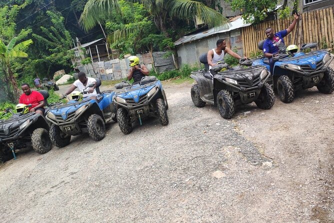 ATV Jungle Ride and Sunset at Rick’s Cafe from Montego Bay - How long is the ATV riding?