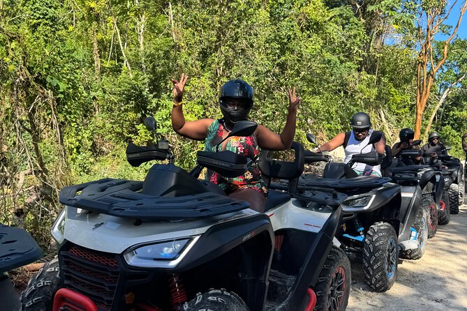 Atv ride in Montego Bay - Getting ready for the ATV