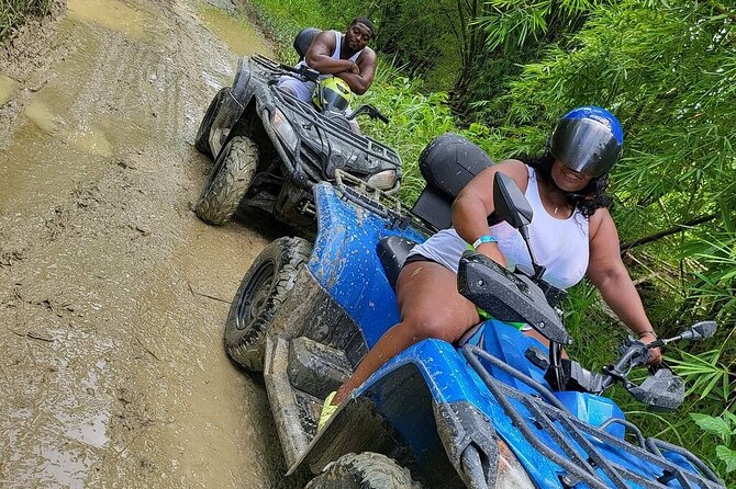 ATV Riding in Rainforest & Ricks Cafe from Montego Bay - The safari ATV ride through Jamaica’s greenery