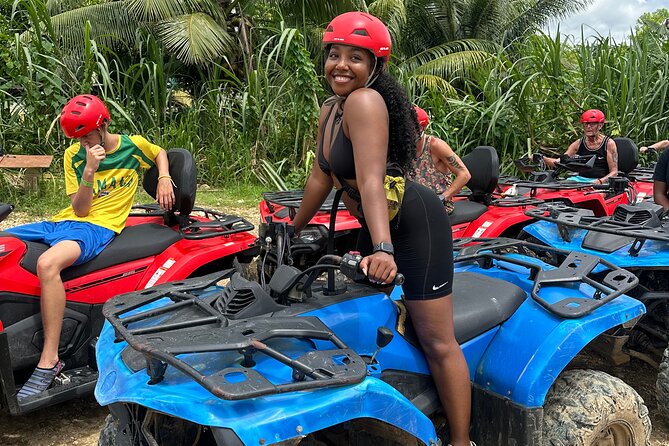 ATV, Zipline and Rick’s Cafe from Montego Bay with transportation - Getting above the trees on the zipline