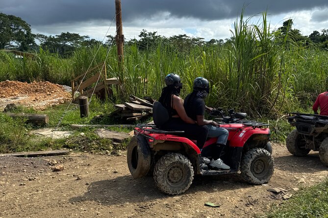 ATV, Zipline and Rick’s Cafe from Montego Bay with transportation - ATV riding through Jamaica’s scenic terrain