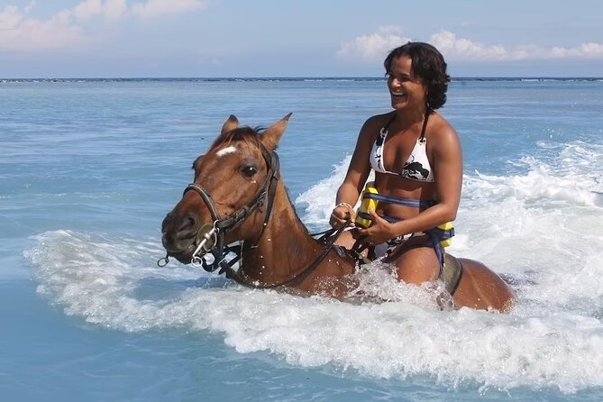 ATV,Zipline, Horseback Ride, Catamaran, Bamboo Rafting In Jamaica - Horseback riding into the Caribbean