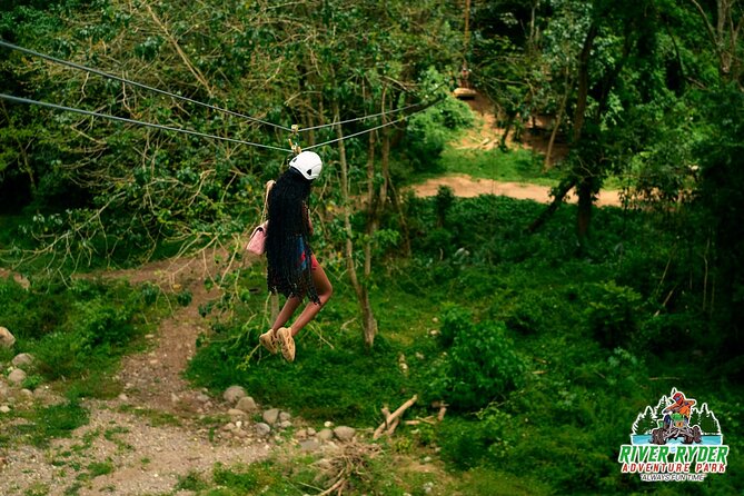 ATV Zipline Nature Walk Swing over Wishing River Kingston Jamaica - What the $100 package really gives you
