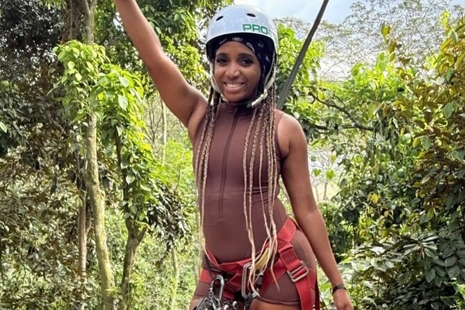 ATV Zipline Nature Walk Swing over Wishing River Kingston Jamaica - The nature walk adds a quieter Jamaican setting