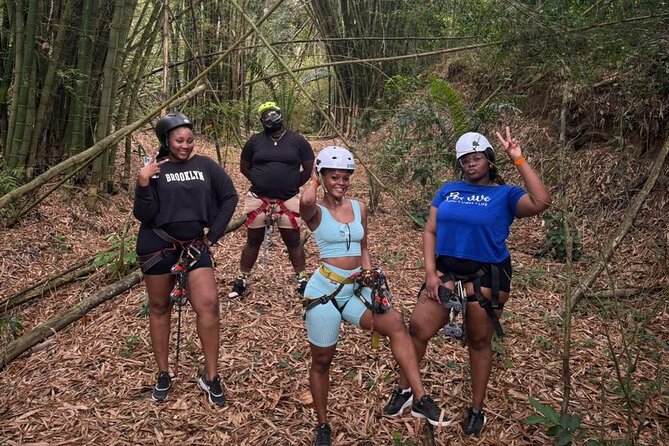 ATV Zipline Nature Walk Swing over Wishing River Kingston Jamaica - Safety, guides, and the pace of the visit