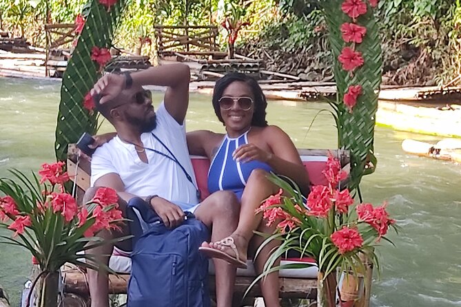 Bamboo Rafting Adventure with Limestone Massage from Montego Bay - Food, drinks, music, and photos