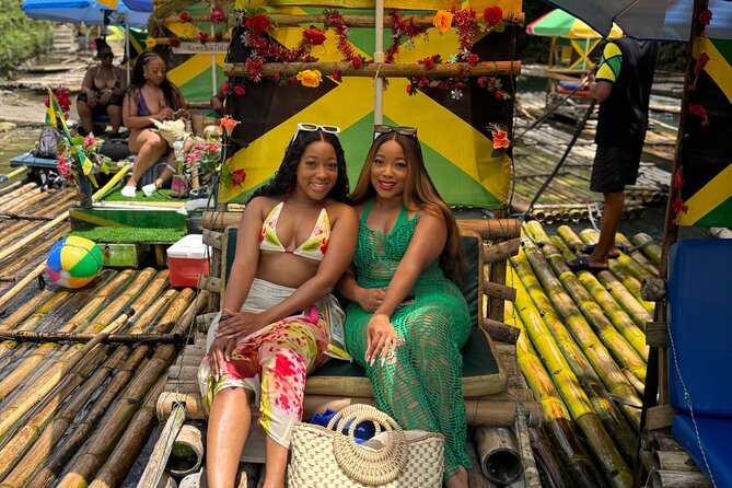 Bamboo Rafting and ATV in Montego Bay Jamaica - A limestone foot massage beside the river