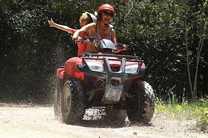 Bamboo rafting and ATVs Adventure Combo tour Montego Bay - Limestone foot massage adds a local touch