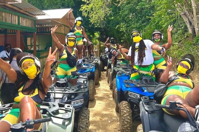 Bamboo rafting and ATVs Adventure Combo tour Montego Bay - Countryside views come with mud and uneven ground