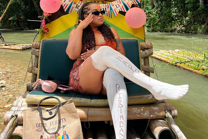 Bamboo Rafting and Limestone Massage in Montego Bay, Jamaica - What the bamboo raft is really like
