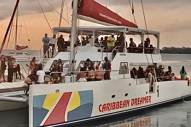 Bamboo Rafting and Party Catamaran Cruise in Montego Bay - One quiet hour at Lethe Estate