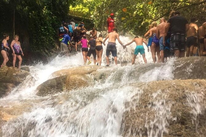 Bamboo Rafting, Dunn's River Falls and Horseback Riding Private Tour - Dunn’s River Falls and the two-hour water stop