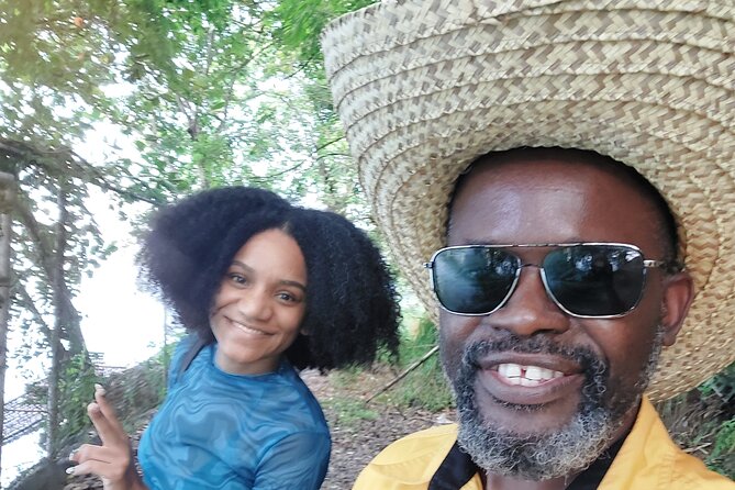 Bamboo Rafting, Frenchman Cove, Boston Jerk Centre in Portland - Boston Bay and the smoke of jerk cooking