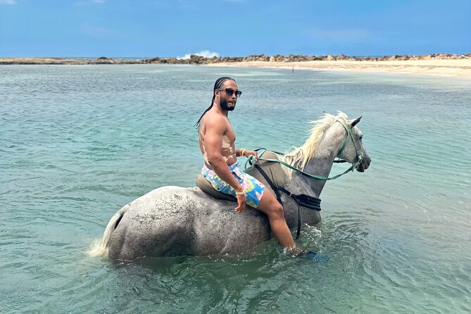 Bamboo Rafting & Horseback Ride n Swim Guided Tour In Montego Bay - Martha Brae River: a calm hour on bamboo