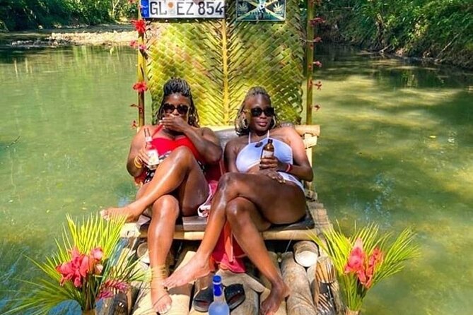 Bamboo Rafting, Limestone Foot Massage, Parasailing Private Tour - Parasailing Above Seven Mile Beach