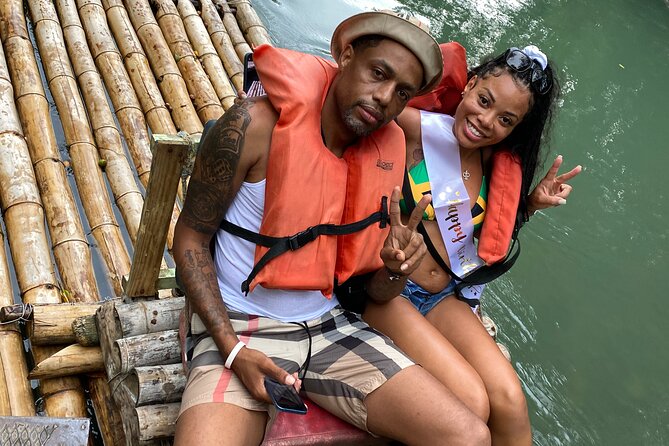 Bamboo Rafting Montego Bay - The limestone massage and fresh coconut stop