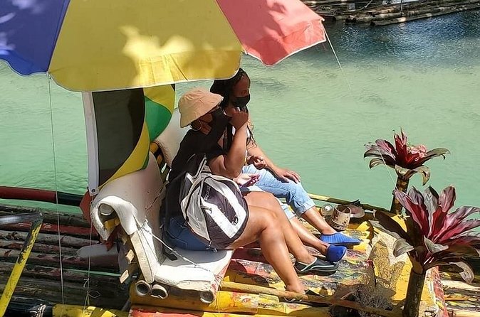 Bamboo Rafting Tour with Limestone Foot Massage in Montego Bay - Limestone massage on the water