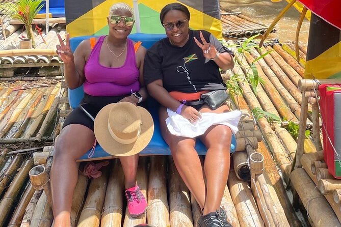 Bamboo Rafting w/ Limestone Massage Montego Bay Jamaica - A Calm Bamboo Raft Ride Through Jamaica
