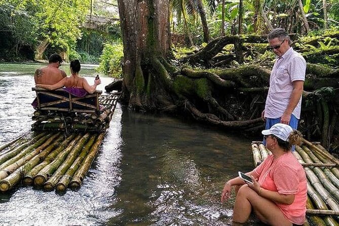 Bamboo Rafting With Foot Massage - The limestone foot rub and coconut stop