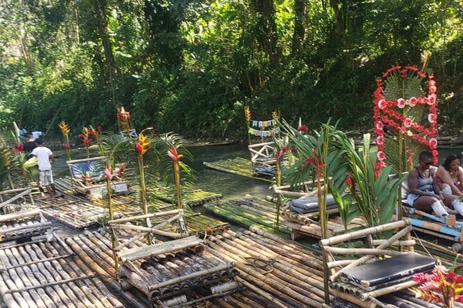 Bamboo Rafting With Foot Massage - A gentle ride on a 30-foot bamboo raft