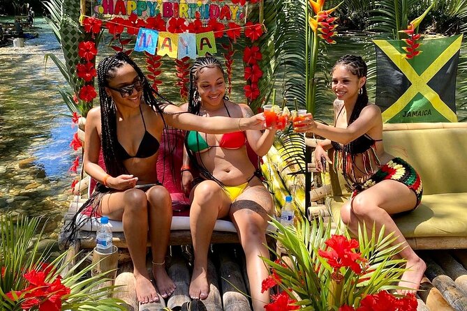 Bamboo Rafting with Limestone Foot Massage Montego Bay - A slow ride with Jamaica around you