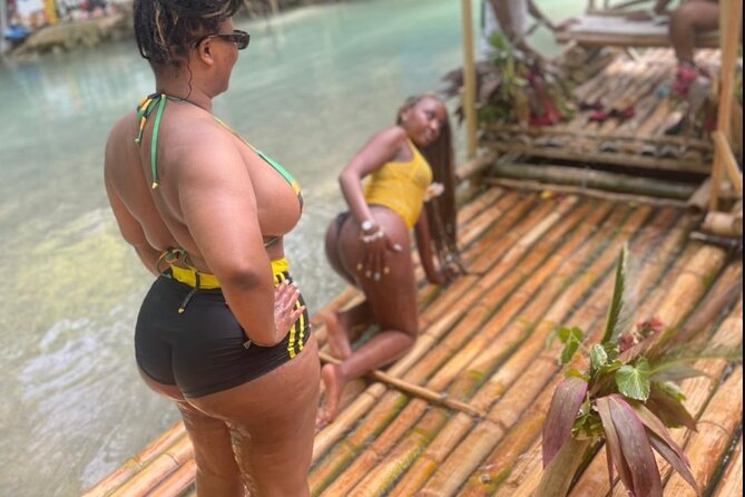 Bamboo River Rafting & Foot Massage In Montego Bay - The 30-Foot Bamboo Raft on Lethe River