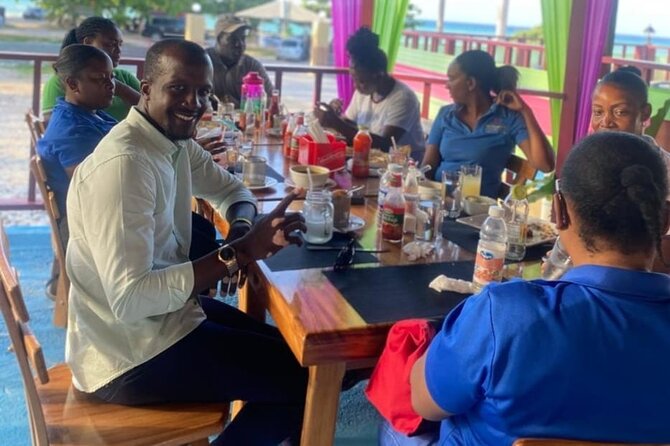 Beachside Dining Experience at Rio Nuevo St. Mary - The view is part of the meal