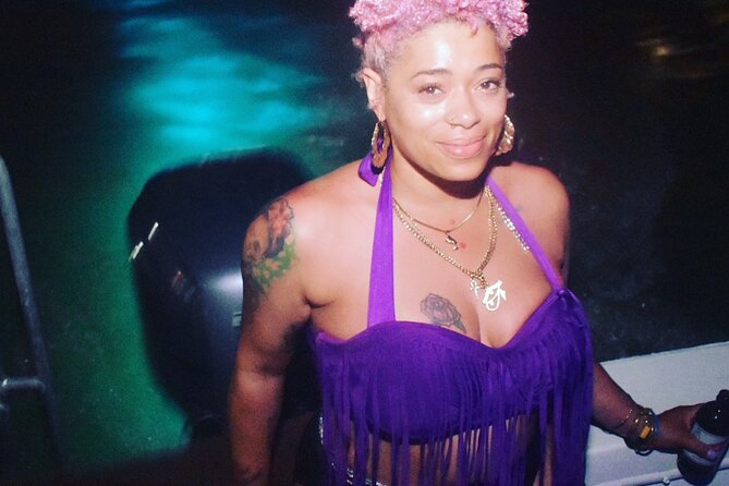 Bioluminescent Lagoon Tour: Night Swimming and Liming in Jamaica - Swimming in the blue-green water
