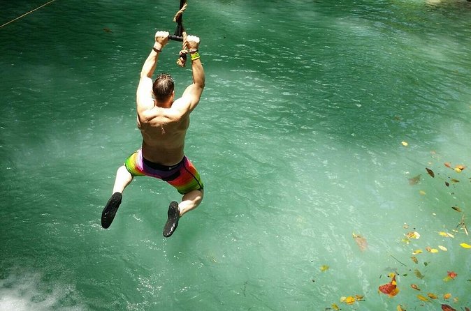 Blue Hole and Dunn's River Falls from Montego Bay - Scotchies brings jerk cooking into the day