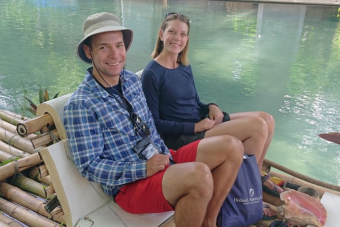 Blue Hole and River Rafting - Bamboo rafting on the White River