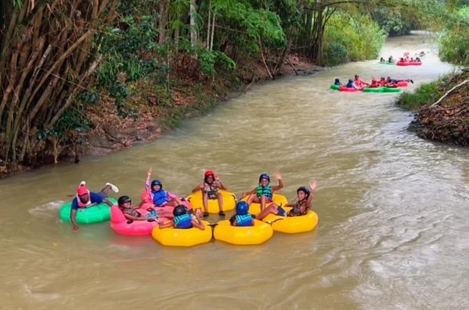 Blue Hole And River Rapids Adventure - Rio Bueno: calm water followed by Class II rapids