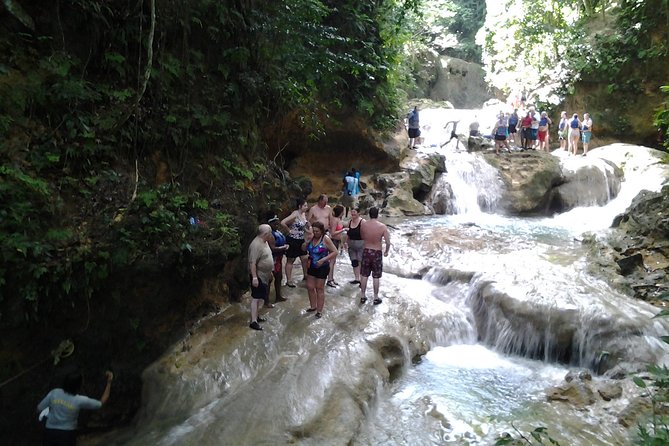 Blue Hole and River Tubing from Montego Bay - The local drive is part of the value