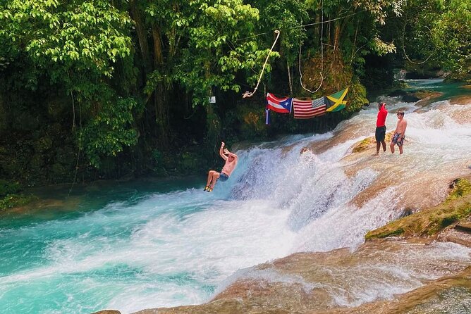 Blue Hole and Sightseeing Tour from Falmouth - Taj Mahal Shopping Center and Ocho Rios stops