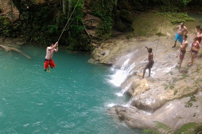 Blue Hole, Dunn's River Falls Luminous Lagoon Excursion From Montego Bay - Dunn’s River Falls: Jamaica’s famous first splash