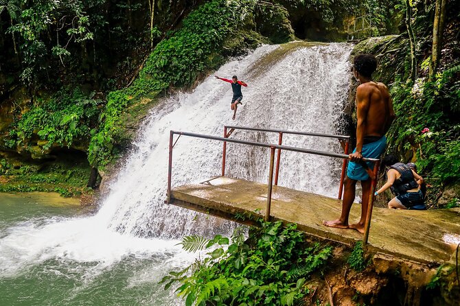 Blue Hole, Dunn’s River & Island Gully Falls Guided Tour - What the Blue Hole visit requires from you