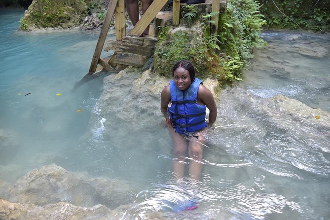 Blue Hole Falls, River Tubing and Bamboo rafting or Dunns River Falls - Dunn’s River Falls as the alternative