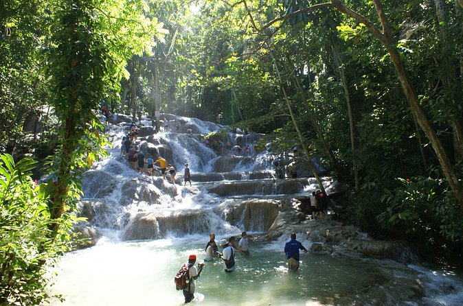 Blue Hole Ocho Rios and Dunn's River Falls - A local lunch stop without a fixed restaurant