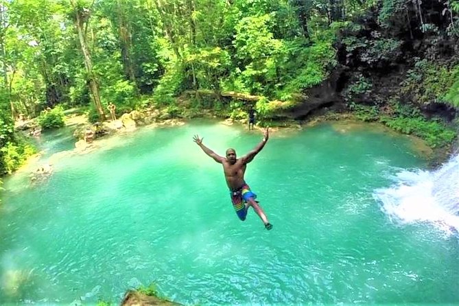 Blue Hole plus Secret Falls and Dunns River Falls Combo from Runaway Bay Hotels - Lunch is convenient, but check the price first