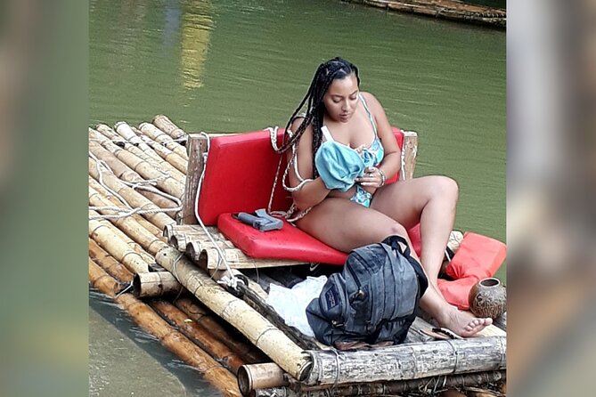 Blue Hole, Secret Falls and Bamboo Rafting Private Tour - Swimming, jumps, and the Tarzan rope