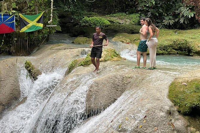 Blue Hole Secret Falls and Calypso River Tubing from Falmouth - Arriving at Blue Hole’s pools and waterfalls