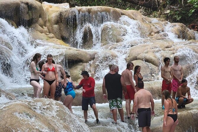 Blue Hole Secret Falls and Dunn's River Falls from Falmouth - Key points at a glance