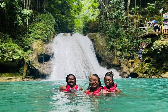 Blue Hole Secret Falls and Dunn's River Falls from Falmouth - Why the private format matters