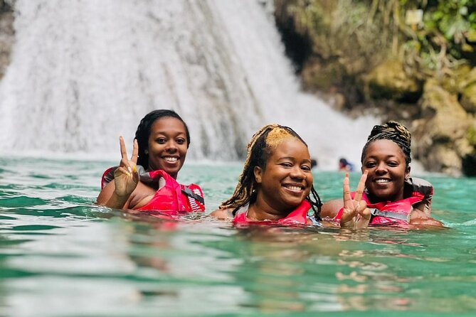 Blue Hole Secret Falls and Dunn's River Falls from Falmouth - What the guide adds beyond transportation