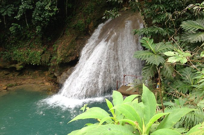 Blue Hole Secret Falls - from Montego Bay & Rosehall Hotels - Arriving at Blue Hole Secret Falls