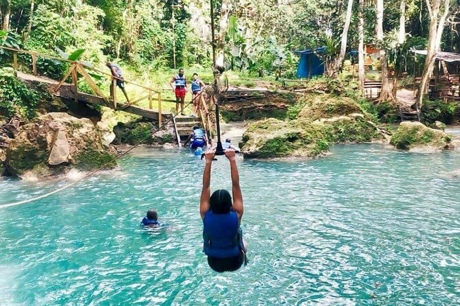 Blue Hole Secret Falls Private Tour - Scotchies and the Jamaican food option